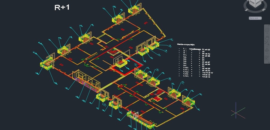 City Side - COGEDIM - UNITE Architecture : Conception et Intégration des Garde-Corps dans le modèle 3D